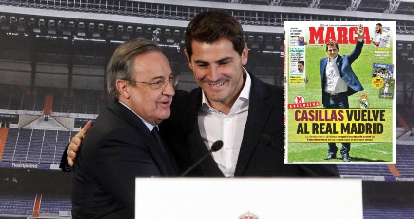 Iker Casillas rikthehet te Real Madrid