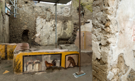 Arkeologët zbulojnë banakun e fast food-it të mbuluar nga hiri në Pompei