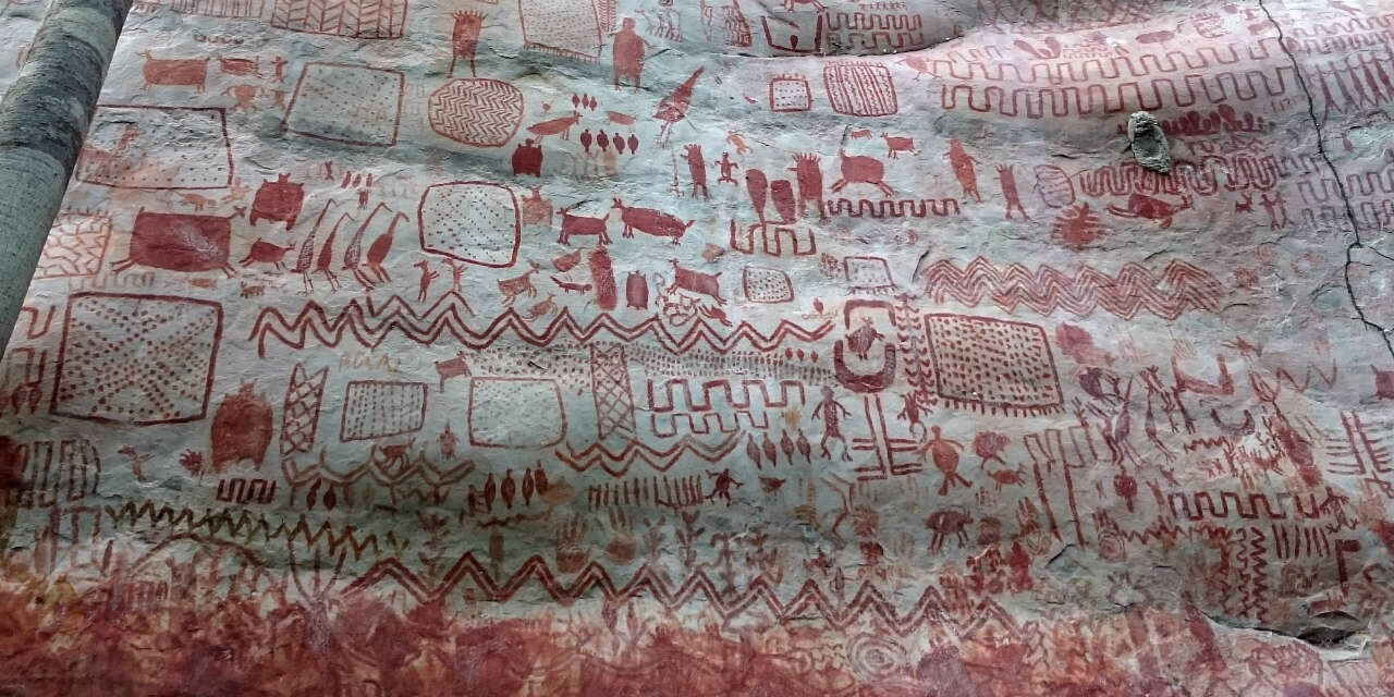 Në një zonë të izoluar të Amazonës, zbulohet dëshmia e rrallë e artit prehistorik
