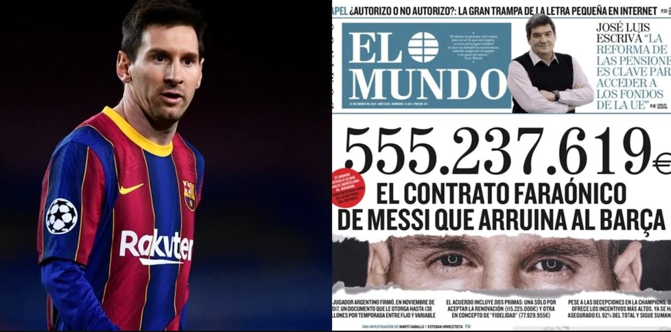 Kontrata e Messit falimentoi Barcelonën, mbi gjysmë miliardi euro për 4 vjet