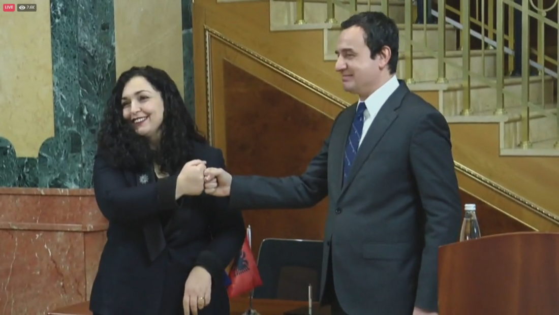 Albin Kurti dhe Vjosa Osmani, bashkë në zgjedhjet e 14 shkurtit
