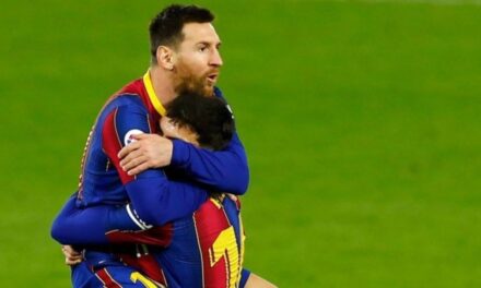 Messi i jep fitoren Barcelonës nga stoli