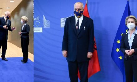 Von Der Leyen flet pas takimit me Ramën: Duhet të fillojnë negociatat me Shqipërinë