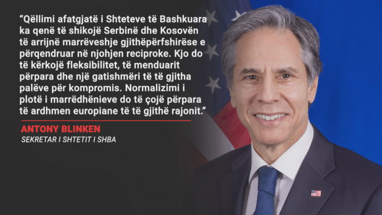 Sekretari Amerikan i Shtetit, letër Vuçiçit: Njohje reciproke me Kosovën