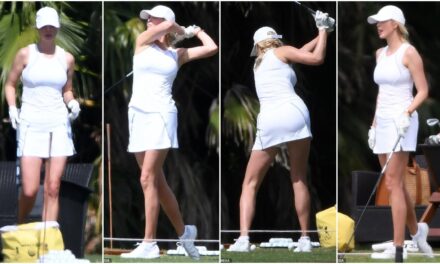 Ivanka Trump stërvitet për t’u bërë si babai… në golf