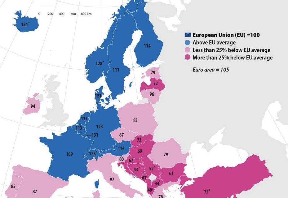 Shqipëria e fundit në Europë për të ardhurat për frymë dhe konsumin edhe më 2020, thellohet diferenca me rajonin