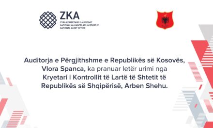 Kryetari i KLSH-së uron Auditoren e Përgjithshme të Kosovës