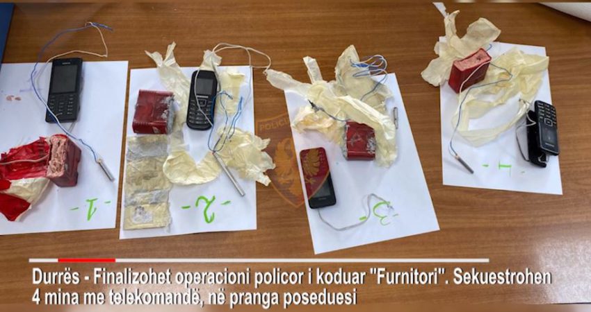Durrës/ Kapet me 4 mina me telekomandë, do i shiste 10 mijë euro