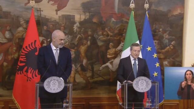 Kryeministri i Italisë: Do ta mbështesim gjithmonë Shqipërinë