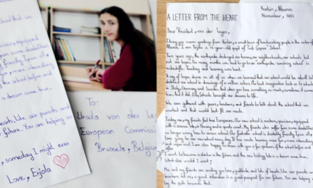 Letra e 16-vjeçares nga Kurbini që preku Ursula Von der Leyen