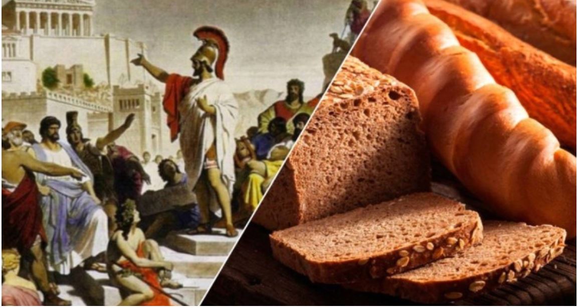 Pse grekët e lashtë nuk hanin kurrë bukë?