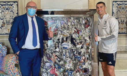 Piktori shqiptar që i shiti pikturën Ronaldos: Ibrahimoviç po pret tablonë e radhës