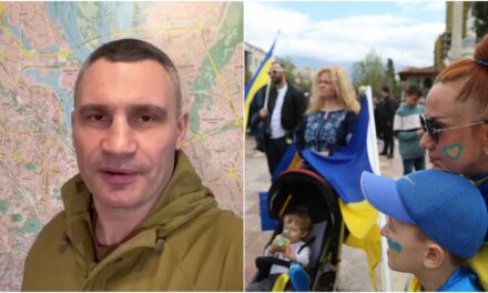 Manifestimi në mbështetje të Ukrainës, Klitschko falenderon Tiranën