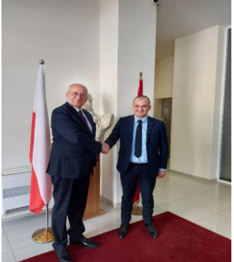 Kryetari i KLSH-së, Arben Shehu takon ministrin e Jashtëm të Polonisë, njëkohësisht kryetar i radhës i OSBE-së, Zbigniew Rau