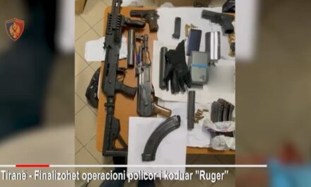 Zbulohet arsenal armësh në dy shtëpi në Tiranë, arrestohen një djalë dhe një vajzë