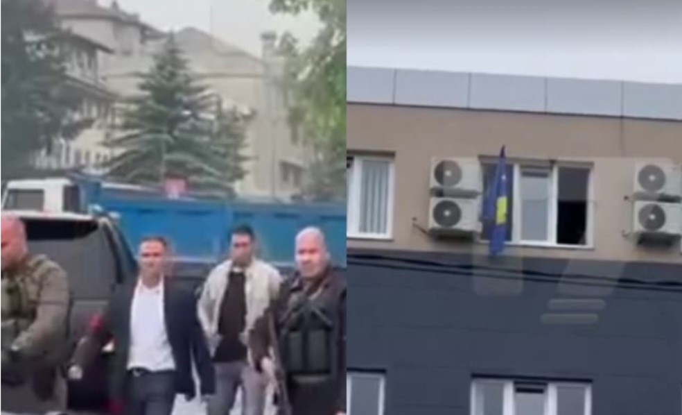 Të shtëna me armë zjarri dhe gaz lotësjellës/ Kryetarët e komunave në veri hynë në zyrë mes tensionesh, ngrihet flamuri i Kosovës në Liposaviç